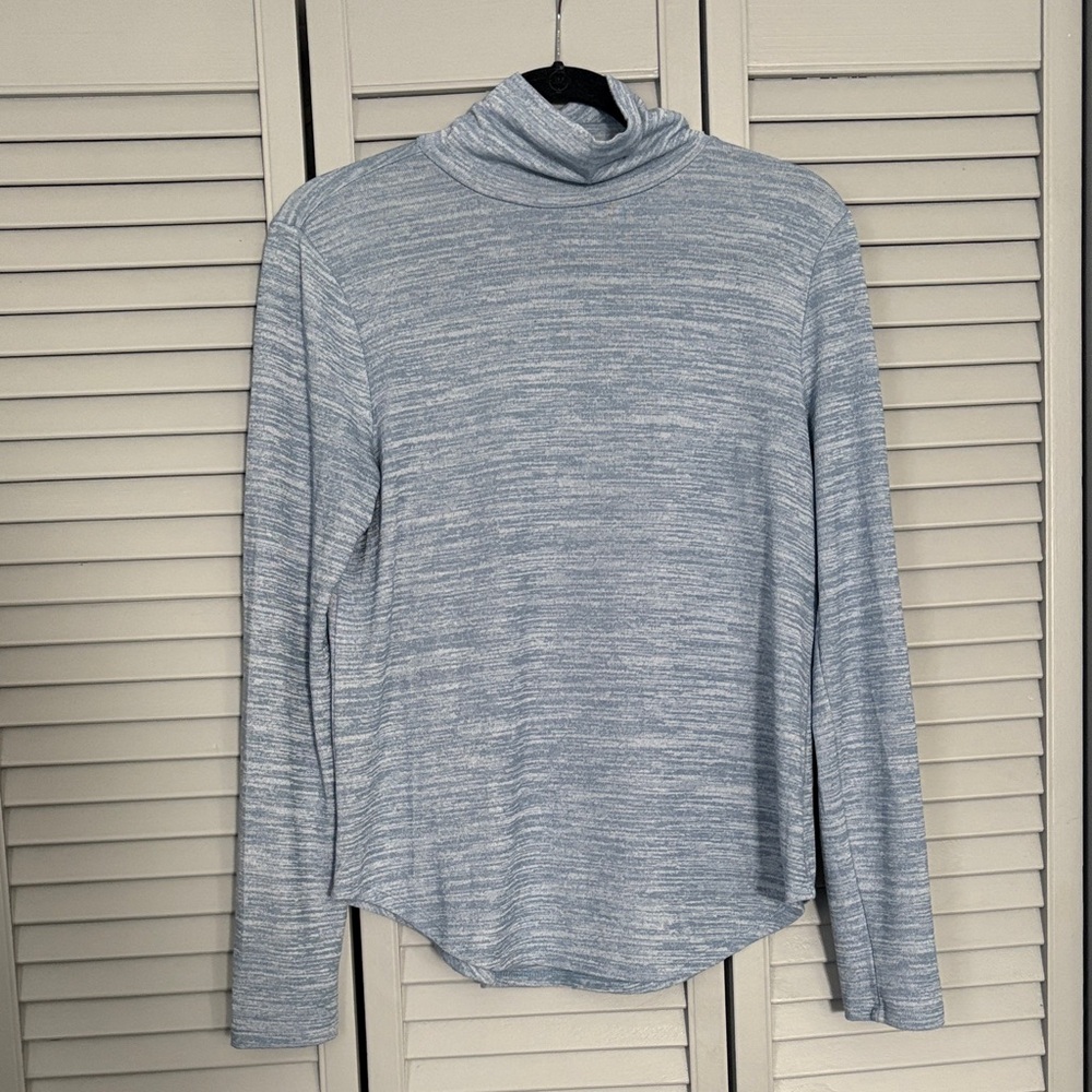 Banana Republic Light Blue Turtleneck Sweater